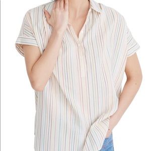 MADEWELL LOOSE RAINBOW SHIRT